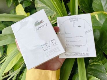 lacoste парфюм: Мужская туалетная вода L.12.12 Blanc заключает в себе квинтэссенцию
