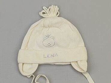 czapka dla dziewczynki jesienna: Cap, Barbaras, 0-3 months, condition - Very good