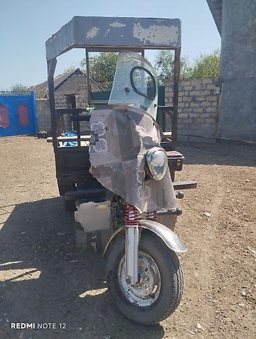 Yükdaşıma üçün üçtəkərli motoblok/triportyor tipli nəqliyyat vasitəsi