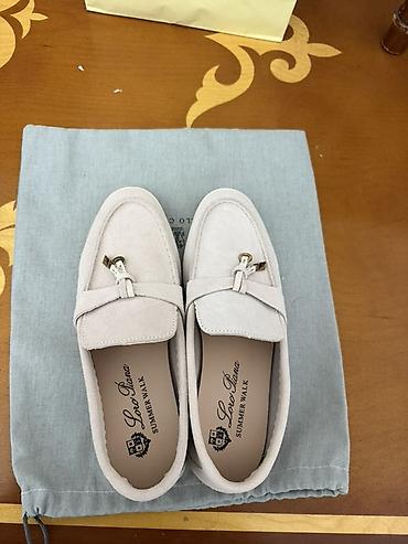 лоферы 37 38: Лоферы Loro Piana Summer Walk - Модель: Summer Walk - Материал верха — 1