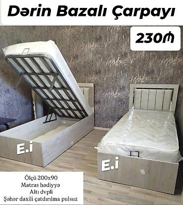 kravat 2 ci el: Yeni, Təknəfərlik çarpayı, Bazalı — 1