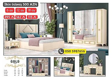 avanqart: İkinəfərlik çarpayı, 2 tumba, Dolab, Termo, Azərbaycan, Yeni — 3