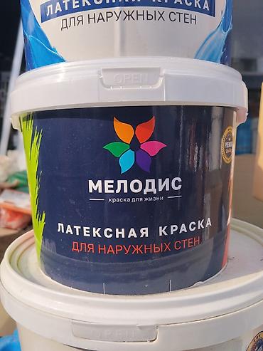 латексная краска: Латексная краска для наружных стен Мелодис. - Назначение: окраска — 1