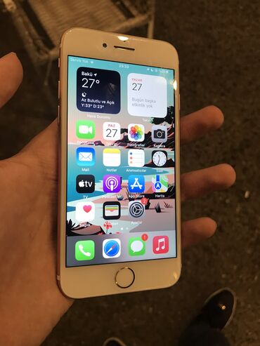 Apple iPhone: IPhone 7, 32 GB, Rose Gold, Barmaq izi