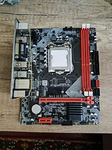core i5 9400f: Материнская плата для ПК, Б/у, Huananzhi, LGA1155, Micro-ATX — 2