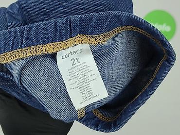 legginsy do sukienki: Spodnie jeansowe, Carter's, 1.5-2 lat, 92, stan - Bardzo dobry — 5