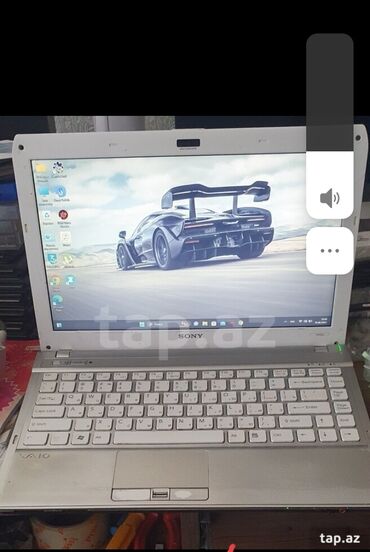 Техника для кухни: Sony VAIO noutbuk - Ekran: təxminən 13–14 düym LED (matris HD), nazik