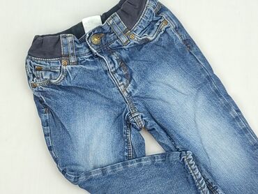 patchworkowe jeansy pull and bear: Denim pants, H&M, 12-18 months, condition - Very good