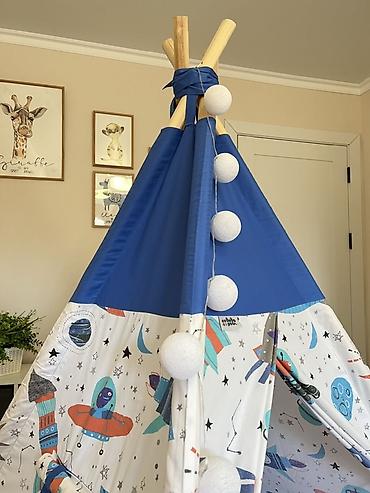 Детский мир: 🚀 Вигвам с рисунками ракет — яркий, просторный и очень уютный! 📏 — 2
