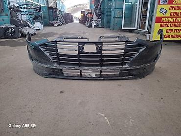 Передний бампер с решеткой радиатора для Hyundai Sonata (LF)