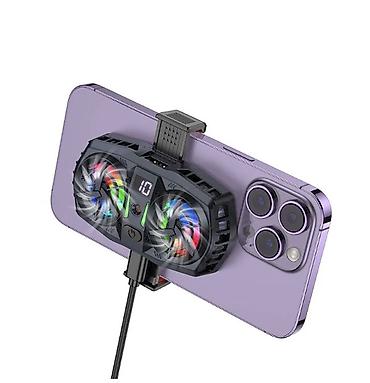 rush wave: Игровой кулер для смартфона Hoco GM36 - Двойное быстрое охлаждение — 6