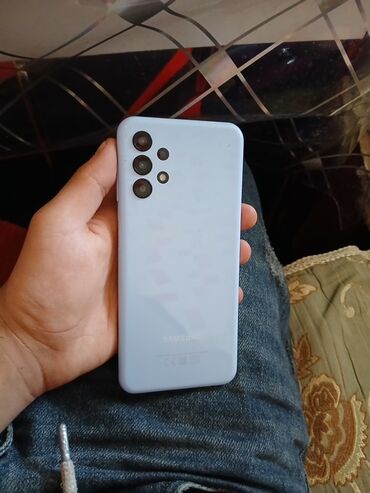 айфон 13 про купить: Samsung Galaxy A13, 32 ГБ, цвет - Синий, Отпечаток пальца