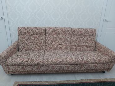 два кресла диван: Гарнитур для зала, Кресло, Диван, цвет - Бежевый, Б/у