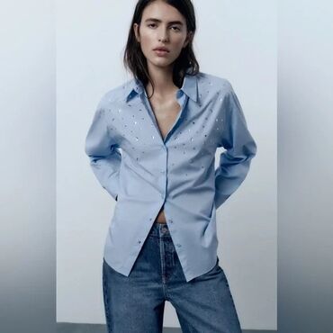Köynək və bluzalar: Zara bluz poplin S/M/L olcj