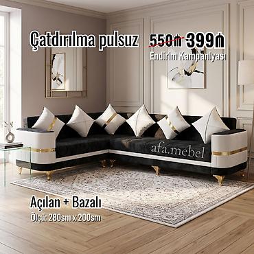 Ev və bağ: Künc divan, Yeni, Açılan, Bazalı — 2