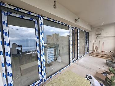ремонт балконов: PVC/alüminium qapı‑pəncərə və balkon üçün kombi dolabı hazırlanması və — 1