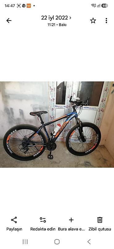 Dağ velosipedləri: Adore MTB velosiped - Korpus: yüngül alaşımlı hardtail çərçivə - — 9