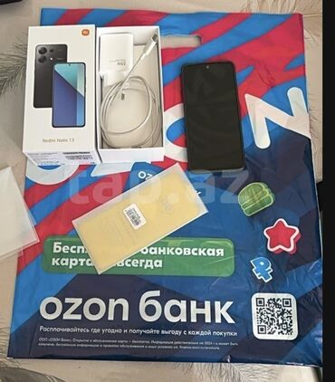 телефон fly nimbus 3: Redmi Note 13, 128 ГБ, цвет - Черный, Сенсорный, Отпечаток пальца, Две SIM карты