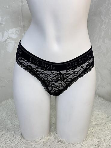 Трусики: Кружевные женские трусики-стринги Life Style Размер S - Модель — 2