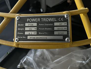вертолёта: Затирочная машина по бетону POWER TROWEL PT36 - Тип: бензиновая — 2