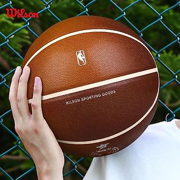 мяч для баскетбола: Баскетбольный мяч Wilson NBA (официальная разметка в стиле NBA) - — 5