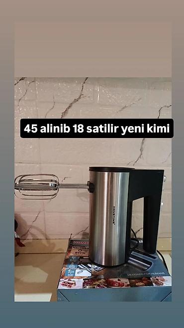el mikseri: HOMETIME HT-1688 əl mikseri - Güc: 800W - Paslanmayan polad gövdə və — 1