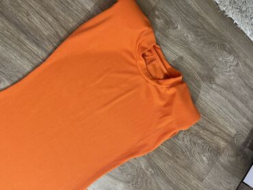 kp haljine: Color - Orange, Evening, Other sleeves