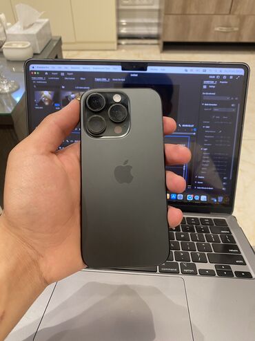 телефон айф: IPhone 16 Pro, Б/у, 256 ГБ, Черный, 98 %