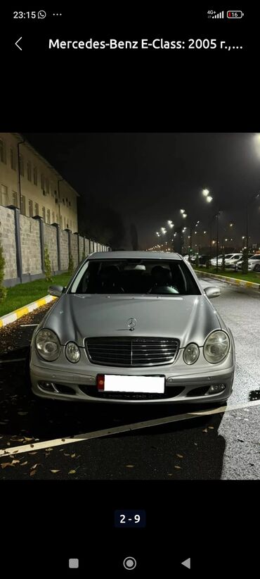 мерседес бенс 310: Mercedes-Benz E-Class: 2005 г., 3 л, Типтроник, Бензин, Седан