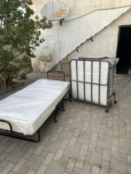 cən bak: Новый, Односпальная кровать, Без подьемного механизма, С матрасом, Без выдвижных ящиков, Азербайджан