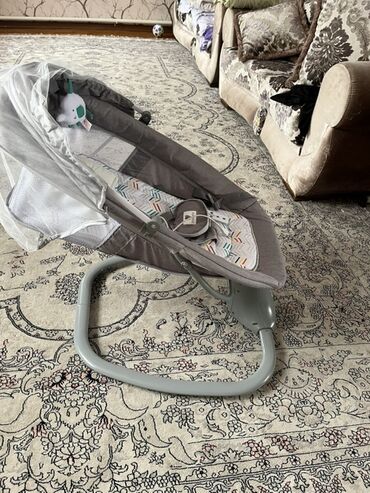 киндер оптом бишкек: Детский шезлонг-качалка для новорождённых - Удобная люлька с мягким