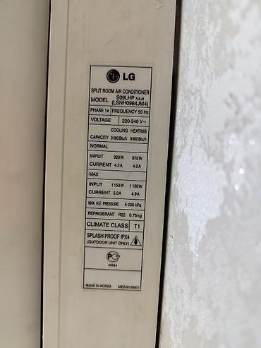 2 ci el tv: LG Split Kondisioner – Model: S09LHP (LSNH0964JM4) - Tip: Divara — 3