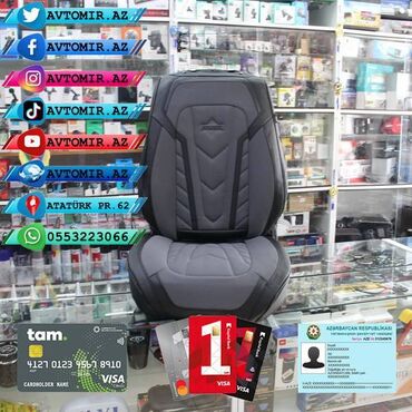 Oturacaq örtükləri: Oturacaq üçün cexol ( örtük, çexol ) istənilən avtomobilə var. Qiymət — 10