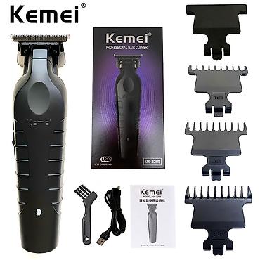 Бытовая техника: Trimmer Kemei 2299 - 2 Sürətli / 7000RPM / 1200MAH - 180 Dəqiqə / TYPC — 4