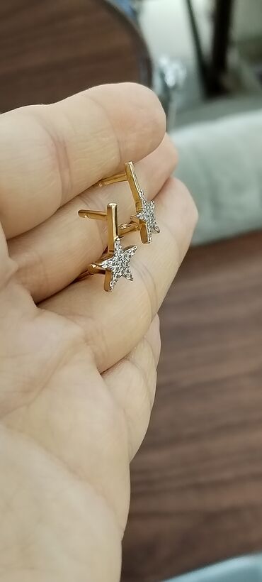 Sırğalar: Sırğa, Sarı qızıl, 585 Əyar — 11