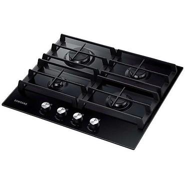 wok: Газовая печь, Samsung, Новый, Встраиваемая, цвет - Черный, Рассрочка — 5