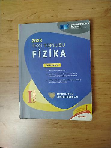 rengli baliqlar: 2023 fizika test toplusu. 1ci hissə — 1