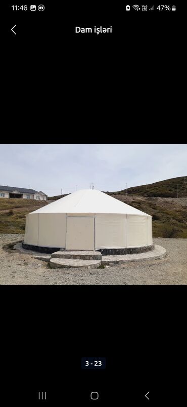 Balkonlar: Her növ tentlerin hazırlanması satışı ve temiri yazılan qiymet — 20