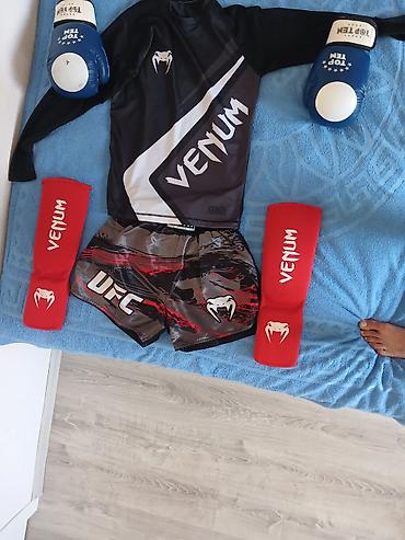 MMA/Boks üçün Venum və Top Ten ekipman dəsti - Rashguard (uzunqol) –