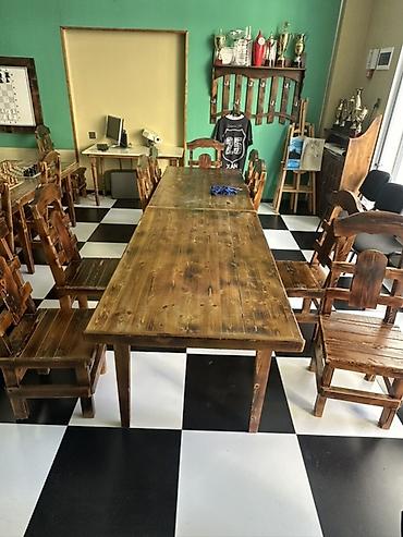 Masa və oturacaq dəstləri: Açılmayan, Dördbucaq masa — 2