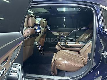 şüşə tavan: Mercedes-Maybach S 450 (2018) – toy maşını xidməti - Rəng: tünd mavi — 8