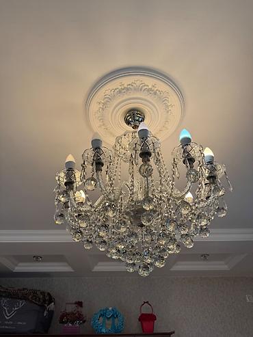 ucuz cilciraqlar: Çılçıraq, 10 və daha çox lampa, Xrustal — 3