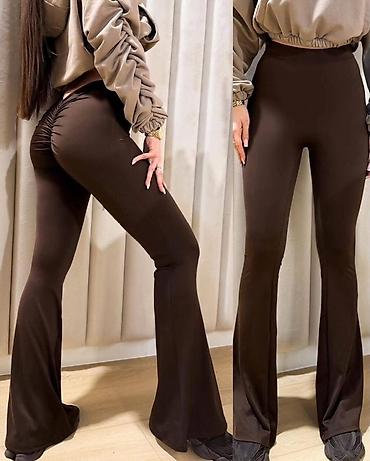 Helanke, biciklistički šortsevi: 🔥Ženske široke helanke sa naborom na zadnjem delu - Model: visok — 2