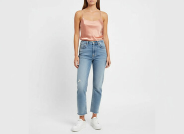 satynowa rozowa koszula: Miss Selfridge, Top damski, rozmiar M