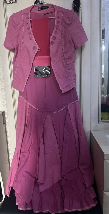 гипюровое платье: Вечернее платье, Длинная модель, С рукавами, S (EU 36)