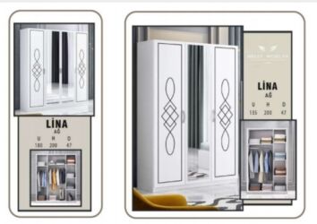 black latte nedir: Yeni, Açılan, 3 qapılı Düz dolab, Qarderob, paltar dolabı, Türkiyə