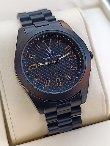 toywatch velvety: ToyWatch “Velvety” qol saatı - Rəng: mat qara (gövdə və metal qolbaq) — 2