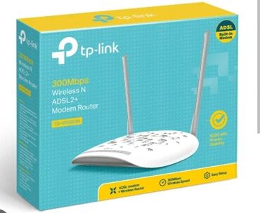 Компьютеры, ноутбуки и планшеты: Продаю Tp-Link ADSL роутер - модем для КыргызТелекома. Новый