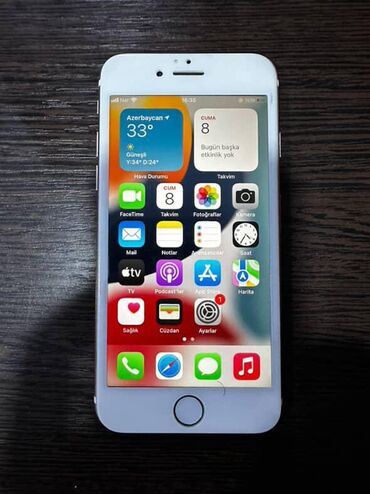 Apple iPhone: IPhone 7, 128 GB, Ağ, Barmaq izi