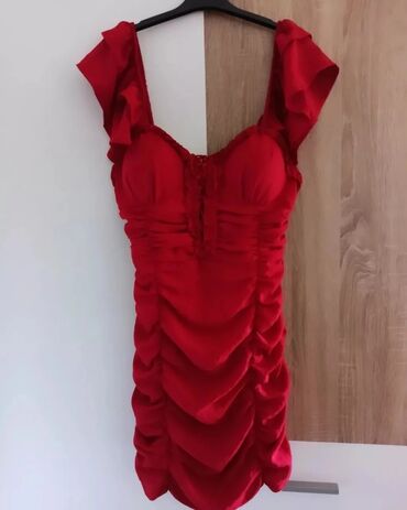 etno haljine knjazevac: M (EU 38), color - Red, Cocktail, With the straps